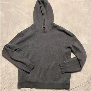 Gray MK Logo Hoodie